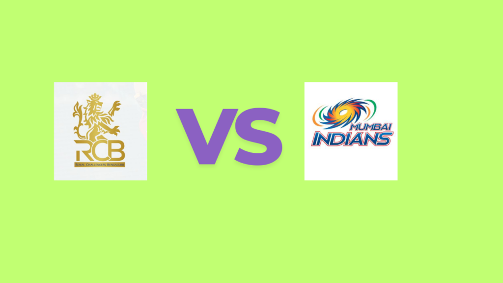 RCB Vs MI Live Score